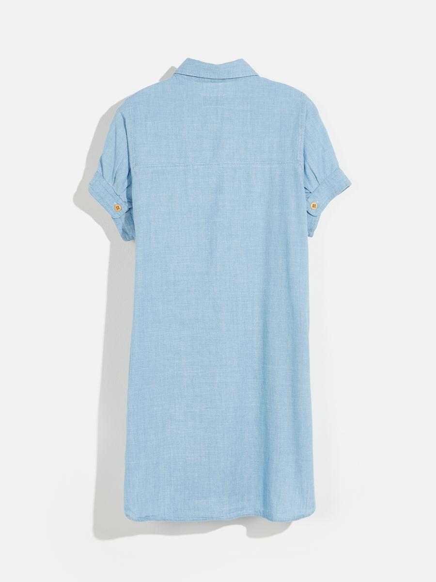 Jurk - Panda - Lt Blue Bleach