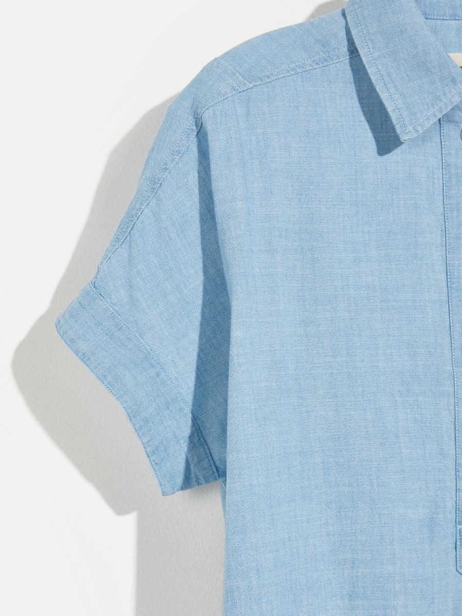 Jurk - Panda - Lt Blue Bleach
