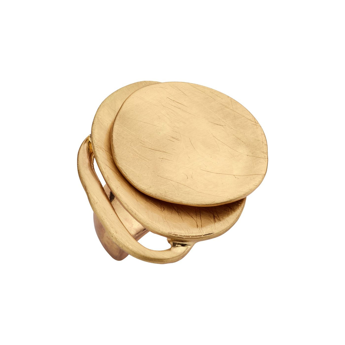 Bague - Bri2 Ring Goudkleurig Mat