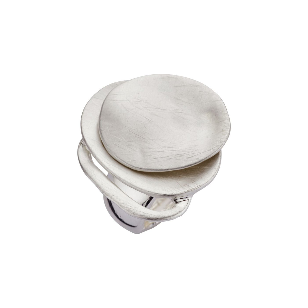 Bague - Bri2 Ring Zilverkleurig Mat