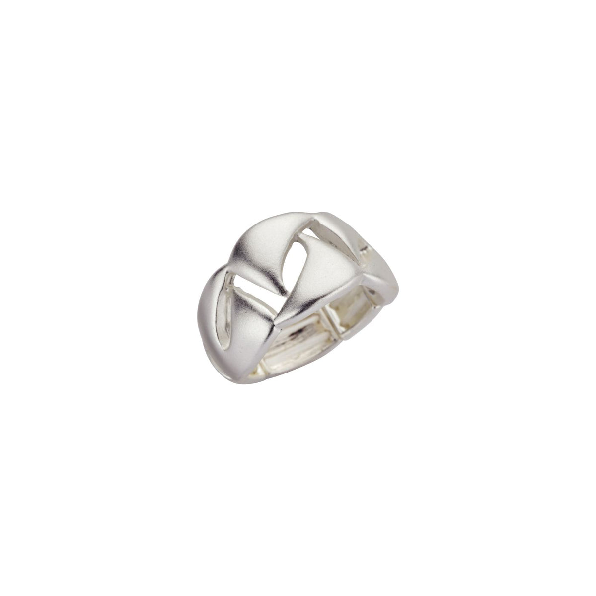 Bague - Bri3 Ring Zilverkleurig Mat
