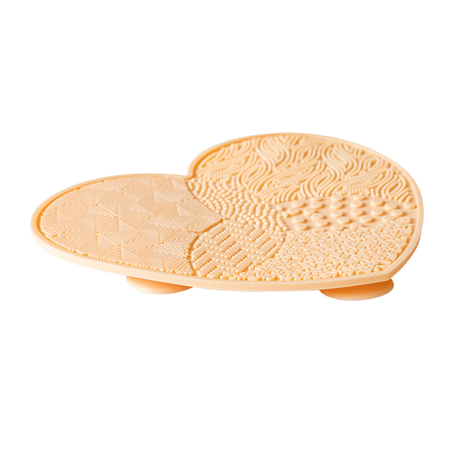 Cent Pur Cent - Brush Cleansing Mat Heart Pink