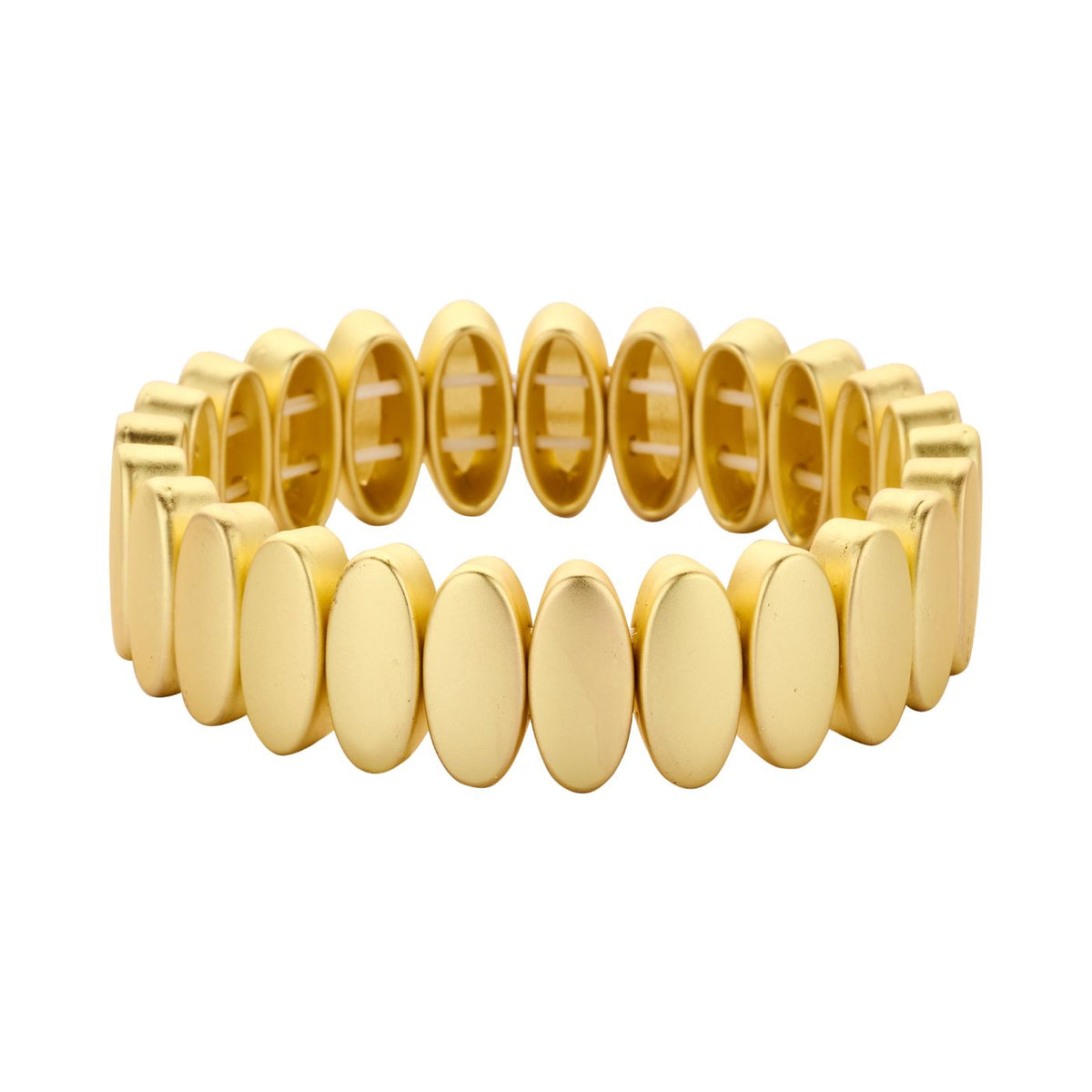 Armband - Cab72 Armband Goudkleurig Mat