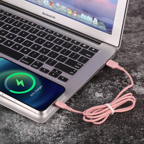 Usb-Lader Naar Lightning / Iphone 1,50 Meter - Roos