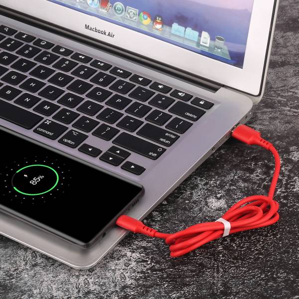 Usb-C Oplader / Samsung 1,50 Meter - Rood