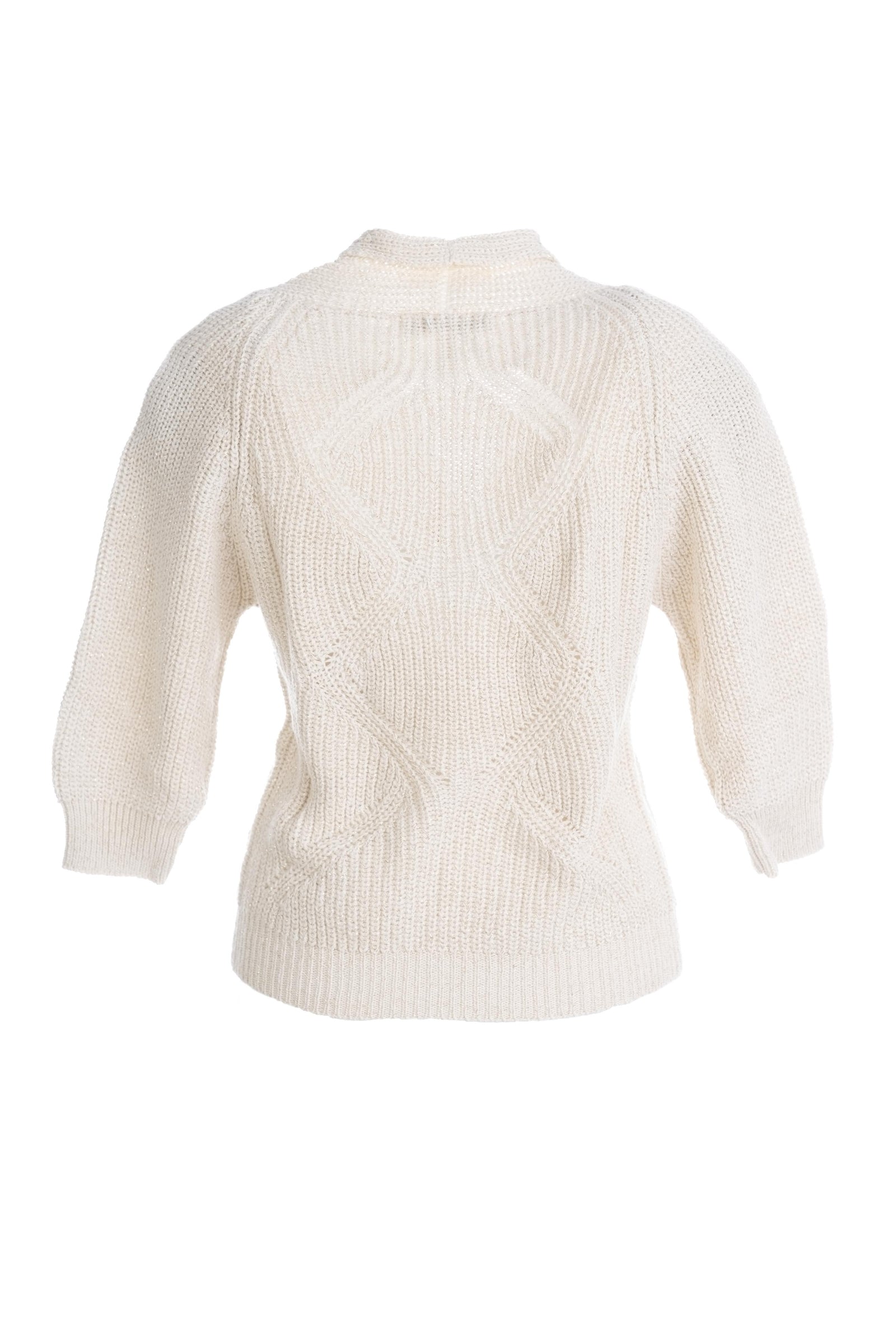 Cardigan - Casaco Sugar-Ecru