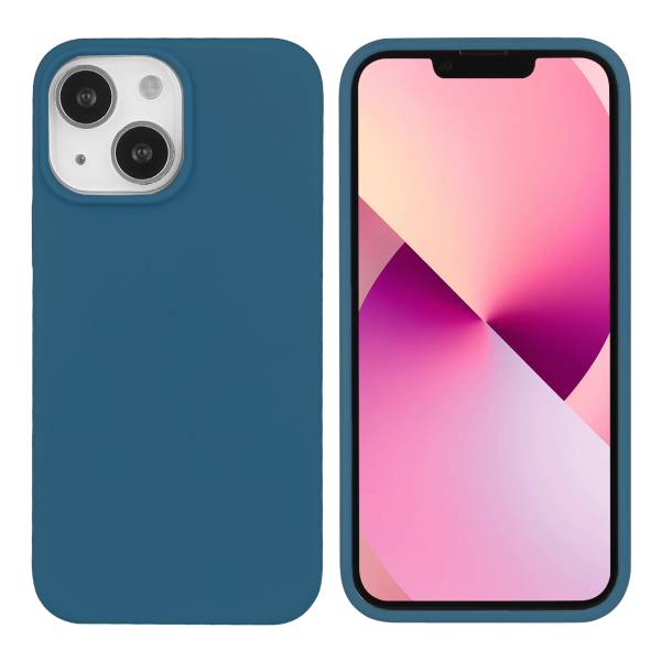 Hardcase Voor Iphone 13 Van Silicone - Blauw