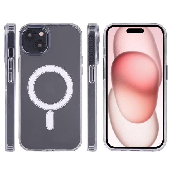 Magsafe Hoesje Iphone 15 - Transparant