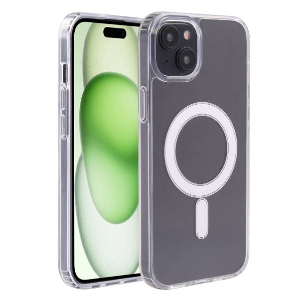 Magsafe Hoesje Iphone 15 Plus - Transparant