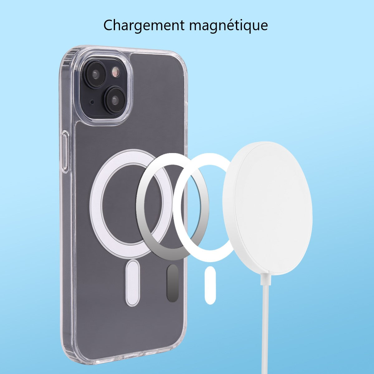 Coque Magsafe Iphone 15 Plus - Transparent