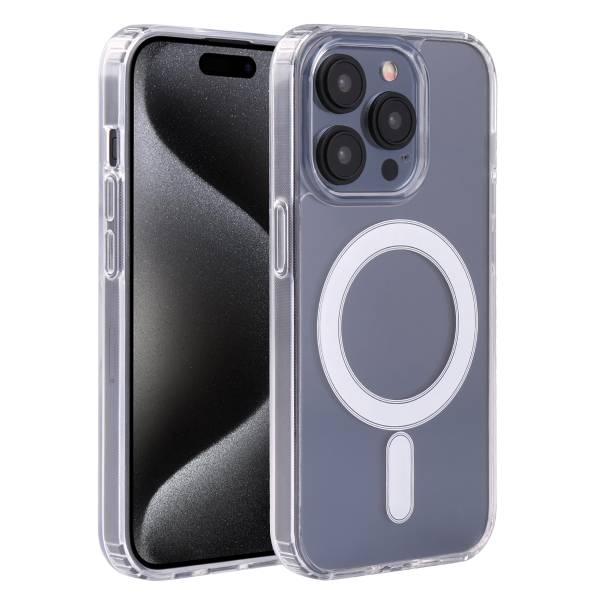Magsafe Hoesje Iphone 15 Pro - Transparant