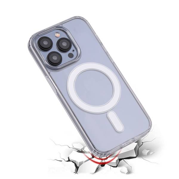 Magsafe Hoesje Iphone 15 Pro - Transparant