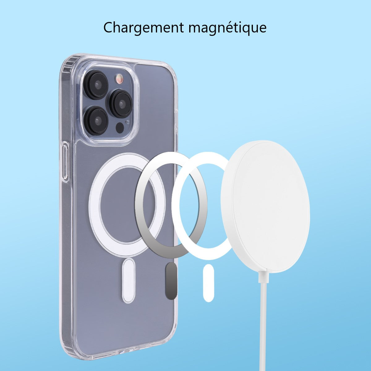 Coque Magsafe Iphone 15 Pro Max - Transparent