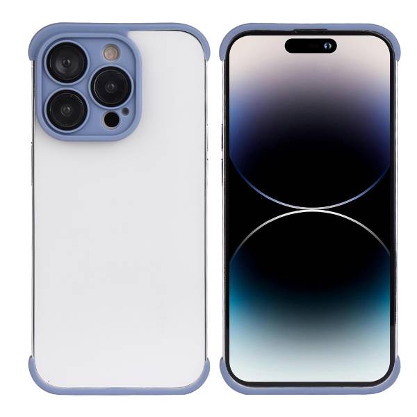 Kleefhoesje Iphone 14 Pro - Blauw