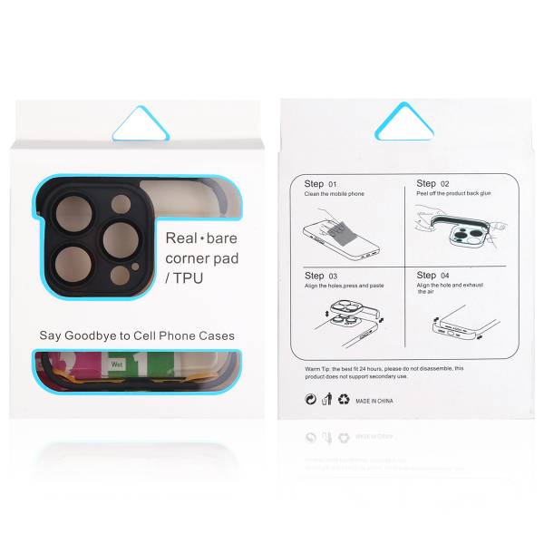 Kleefhoesje Iphone 15 Pro - Zwart