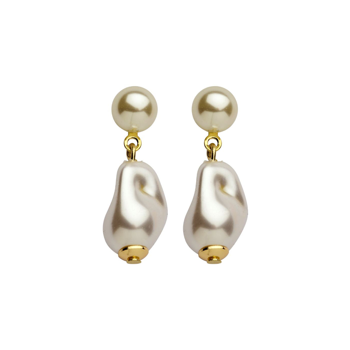 Boucles D'Oreilles - Dadelief Oorbellen Wit