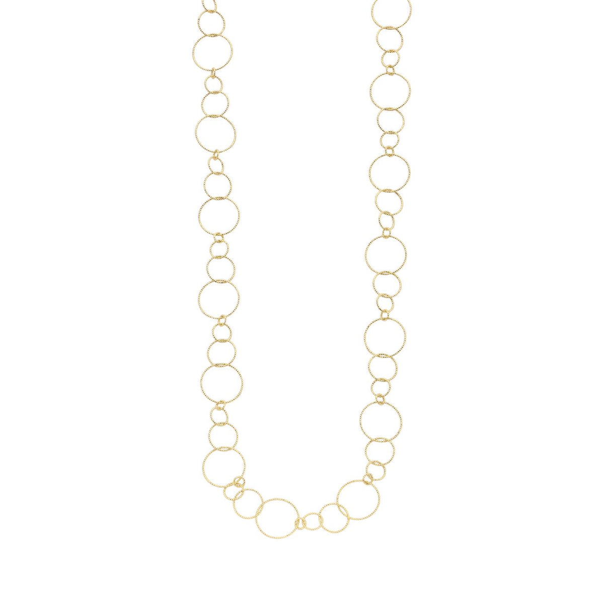 Collier - Daimanlang Halsketting Goudkleurig