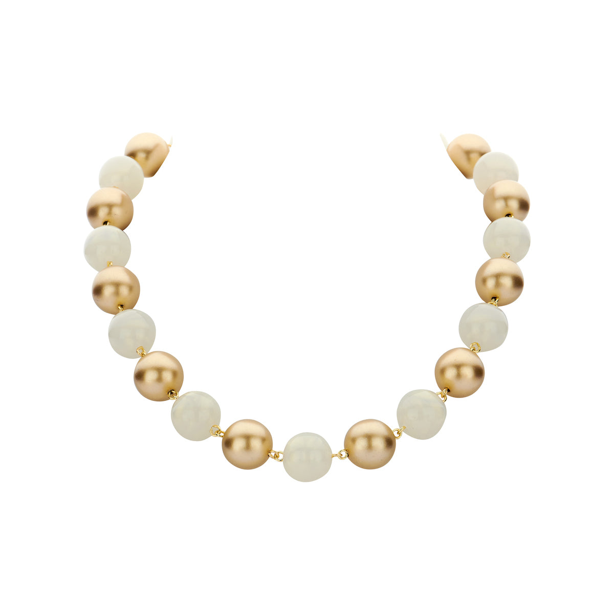 Halsketting - Dali Ecru