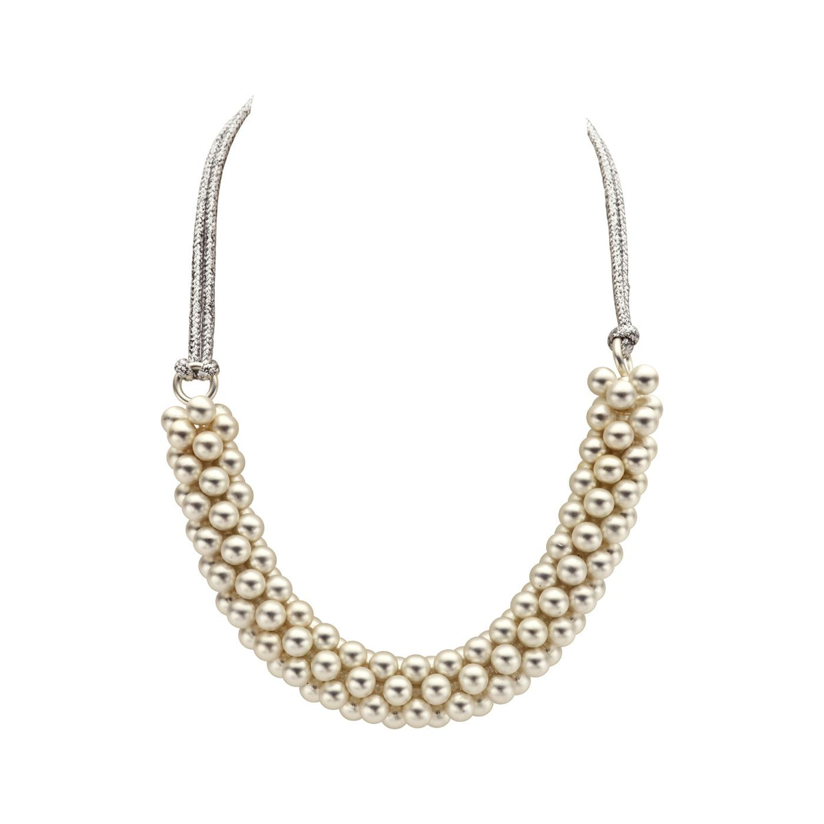 Collier - Delf Halsketting Zilverkleurig Mat
