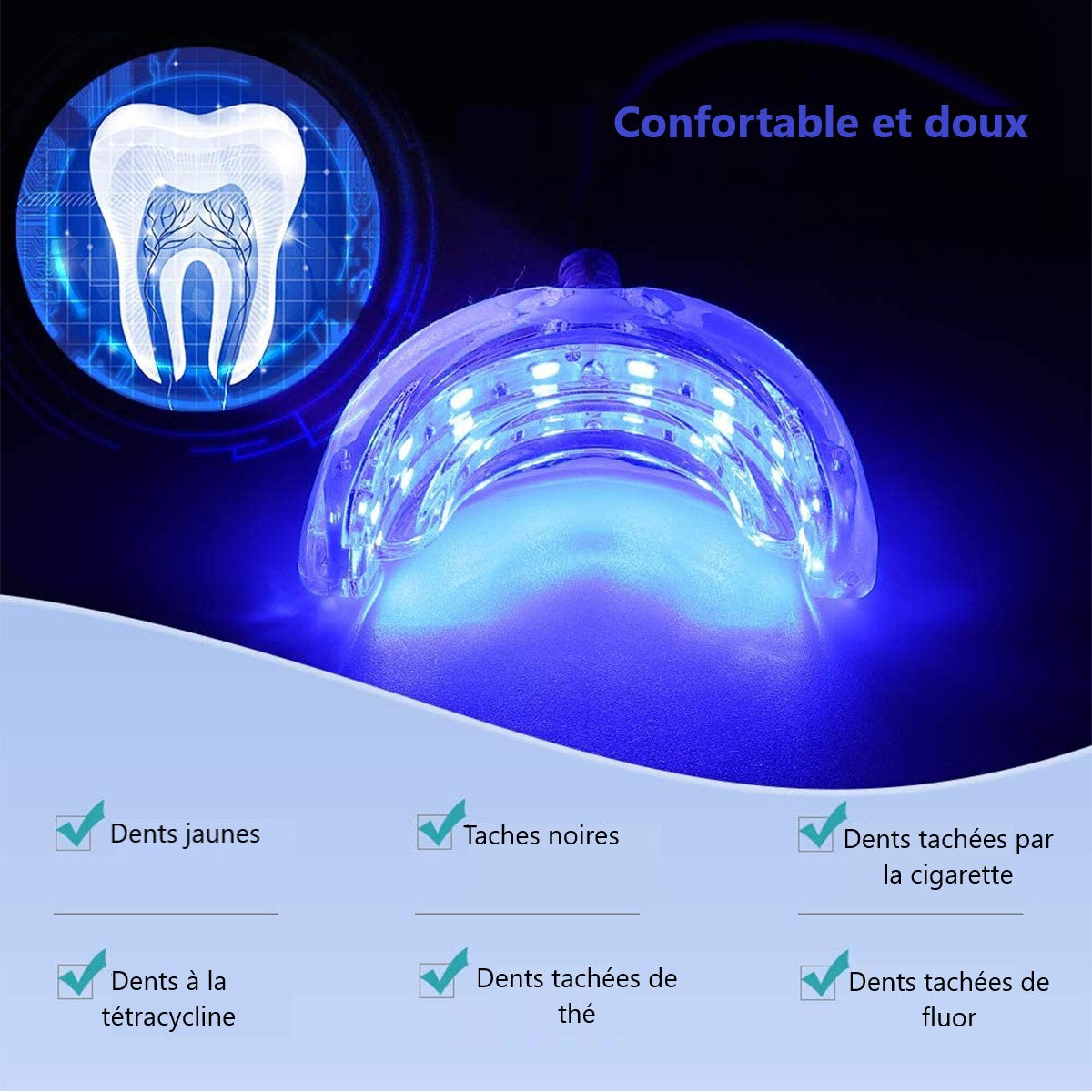 Led-Apparaat Voor Tandenbleken - Transparant