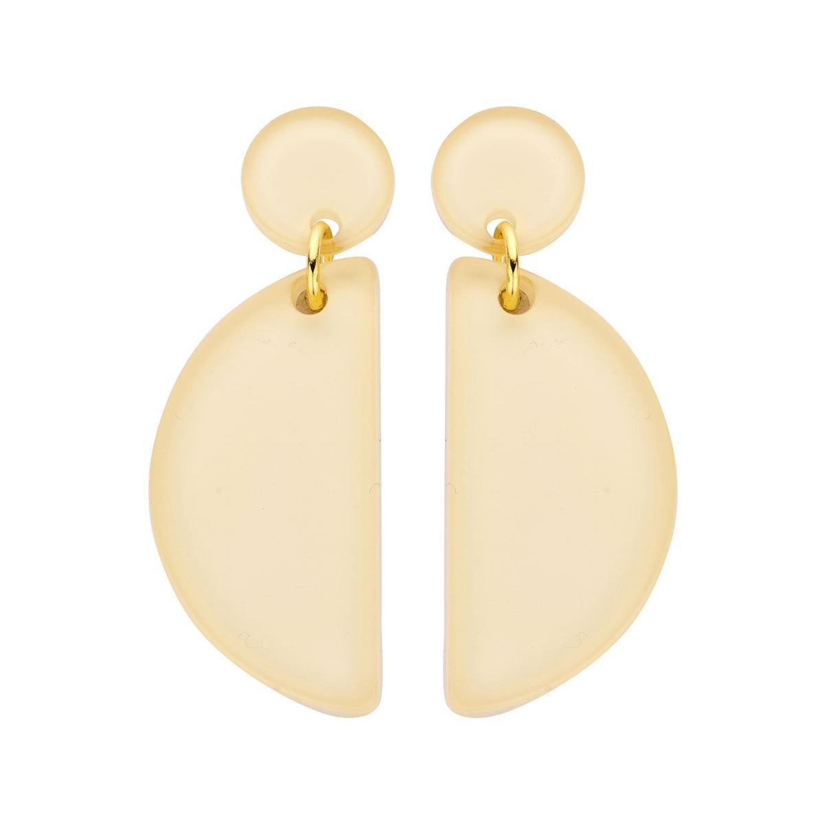 Boucles D'Oreilles - Denton Oorbellen Beige