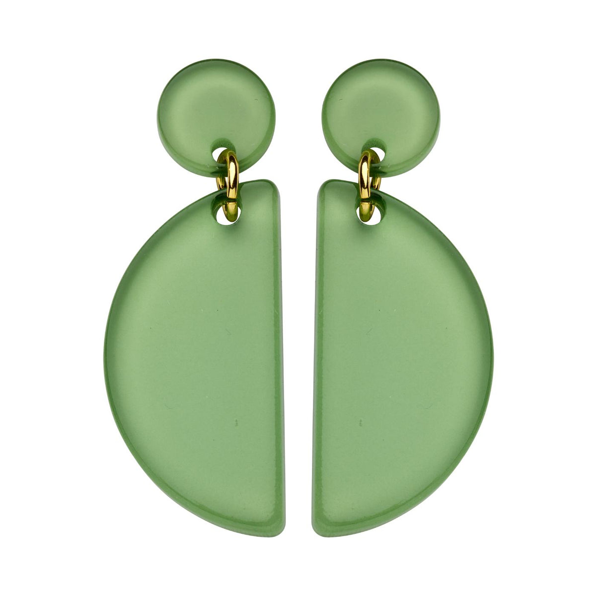 Boucles D'Oreilles - Denton Oorbellen Groen