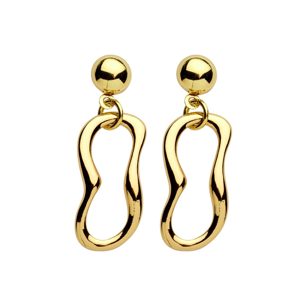 Boucles D'Oreilles - Detroit Oorbellen Goudkleurig