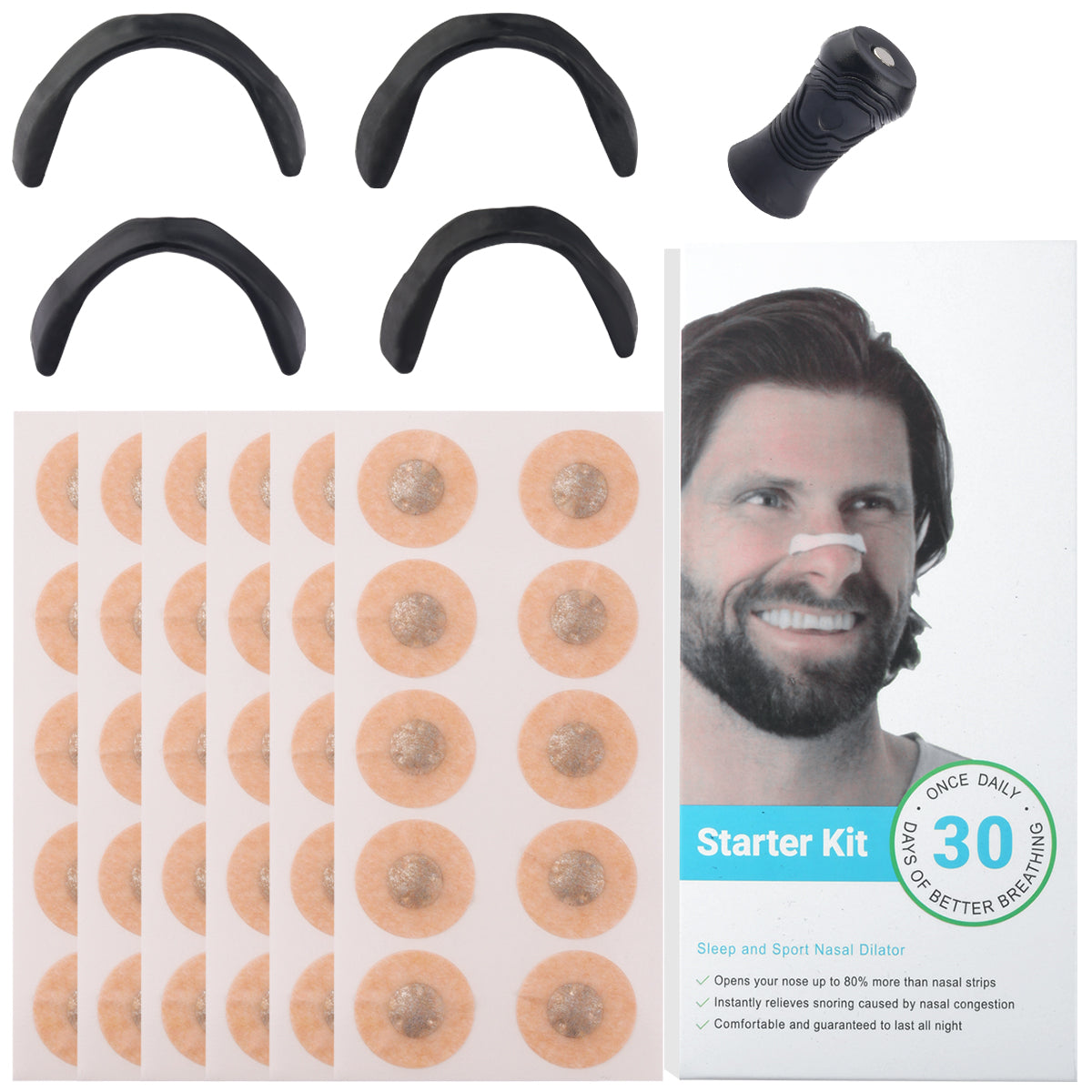 Anti-Snoring Neusclip - Zwart