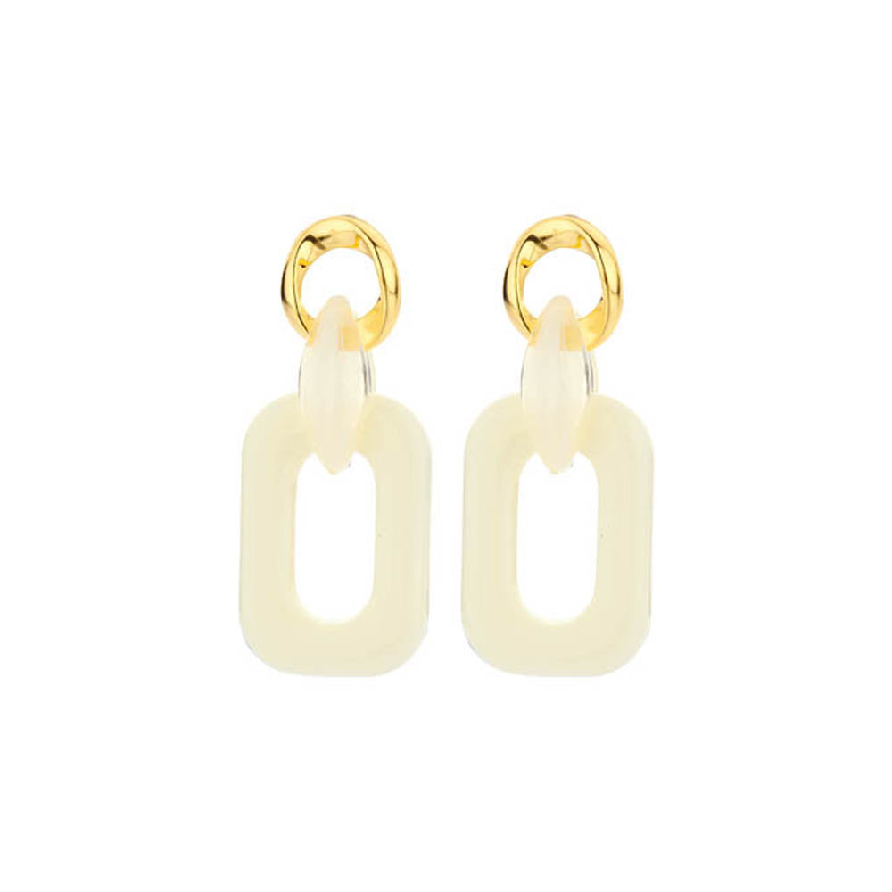 Oorbellen - Dide Ecru