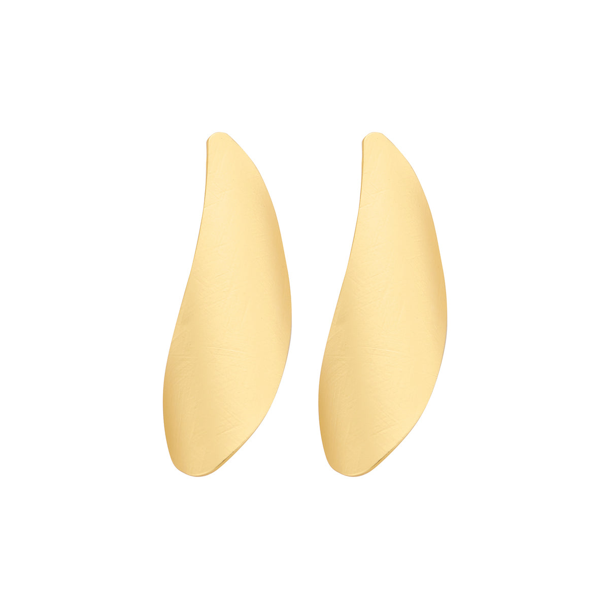 Oorbellen - Dob101 Goudkleurig Mat