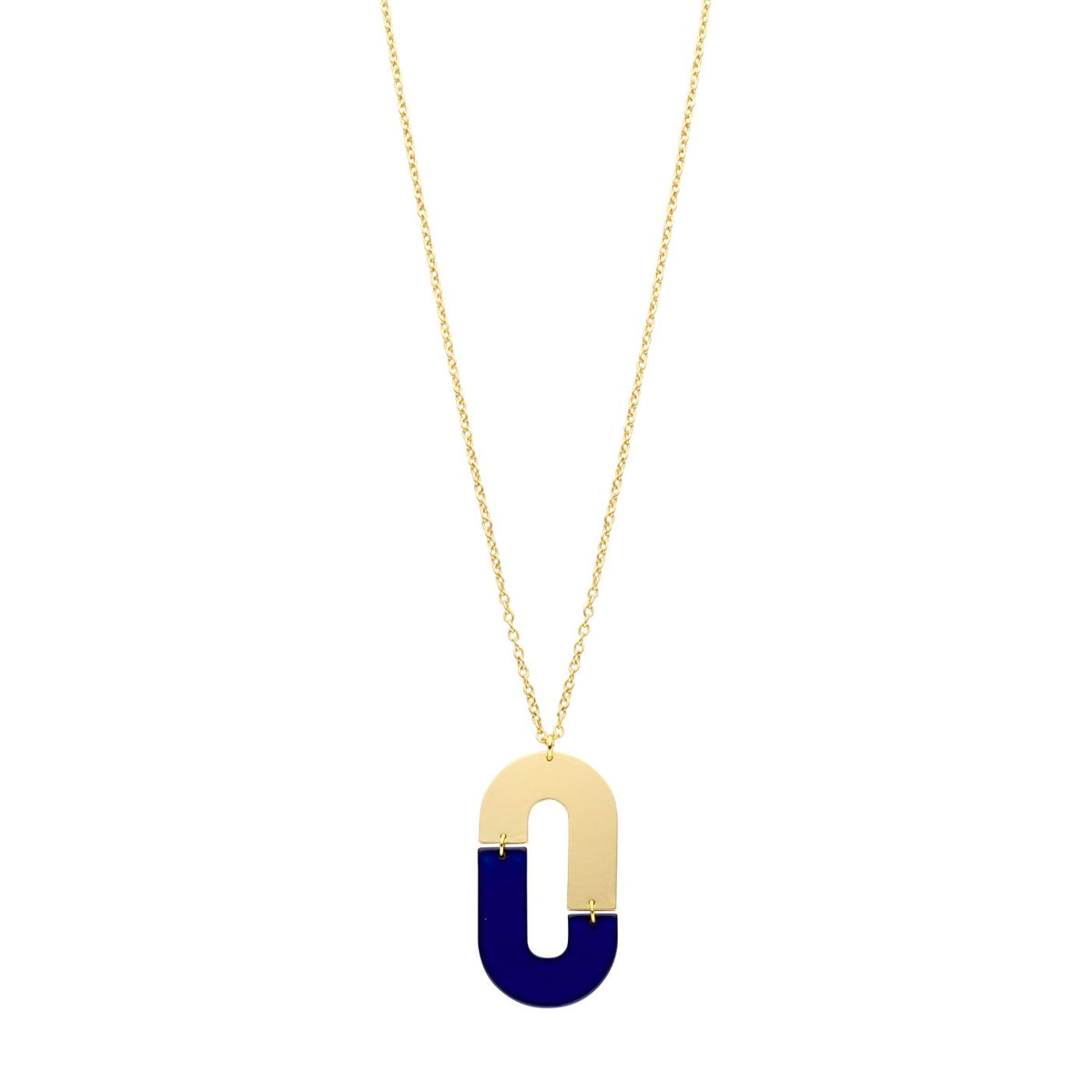 Collier - Dresden Halsketting Donkerblauw