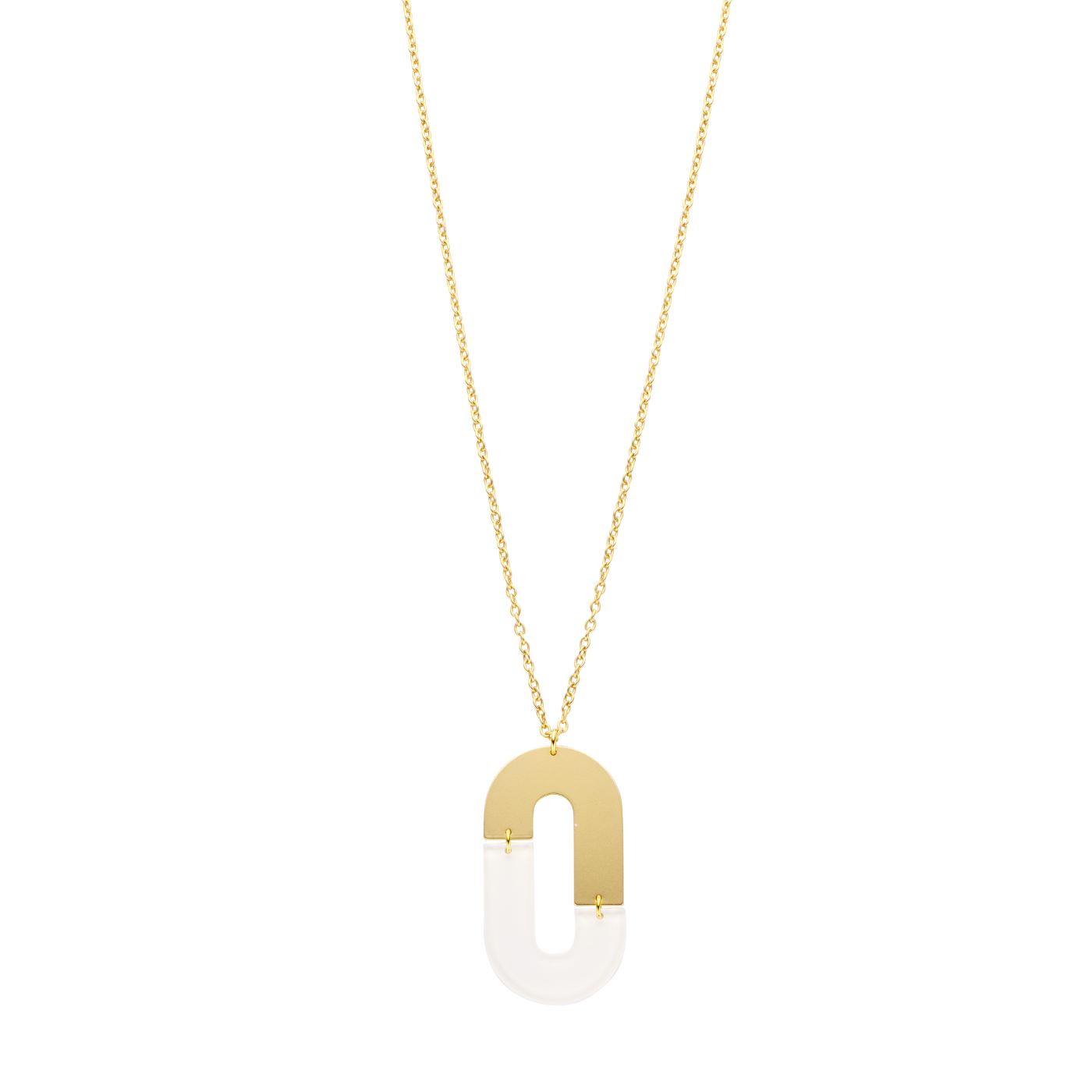 Collier - Dresden Halsketting Wit