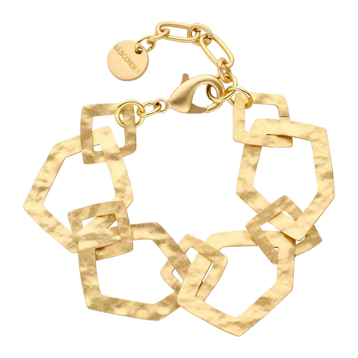 Armband - Driek Armband Goudkleurig Mat