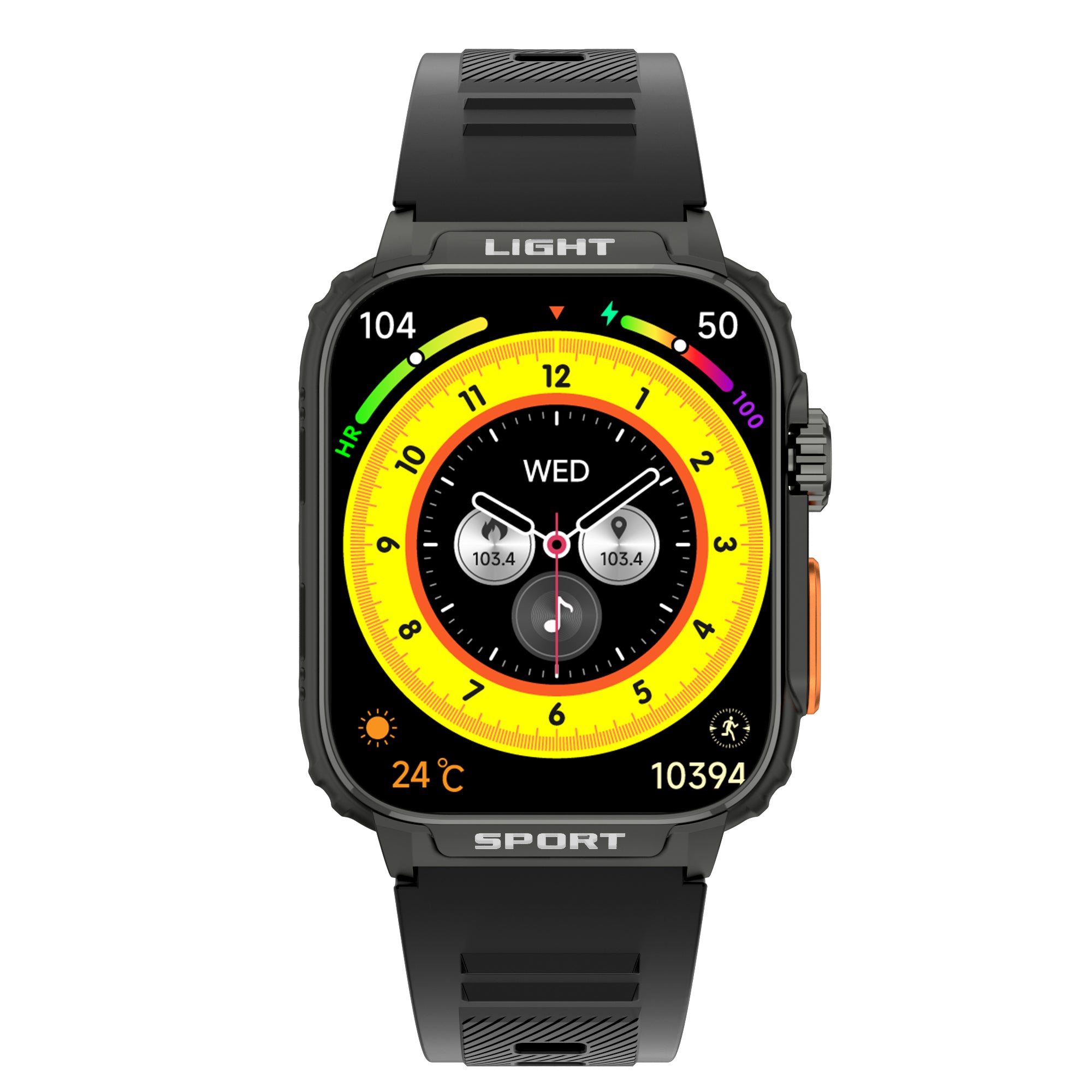 Multifunctionele Smartwatch - Zwart