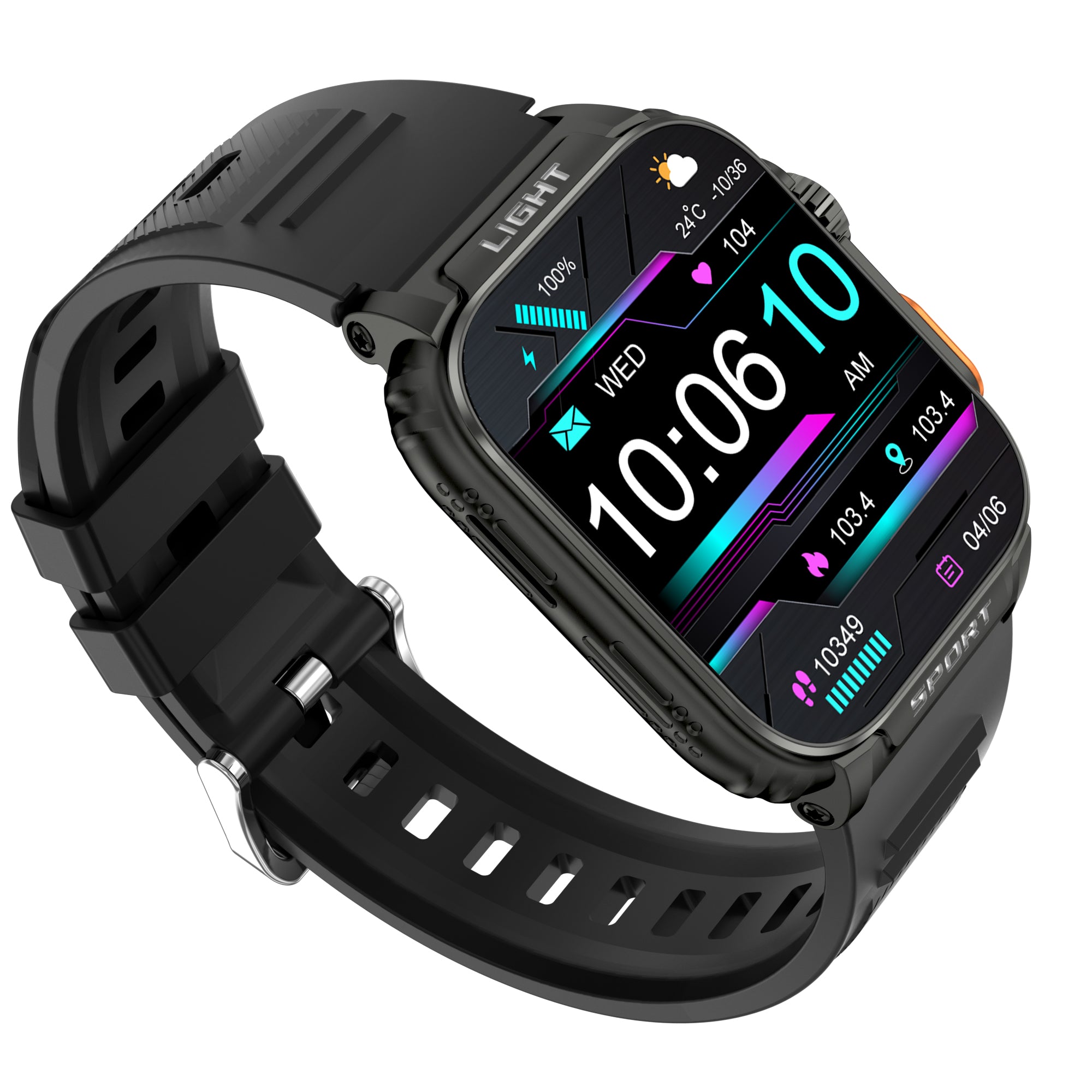 Multifunctionele Smartwatch - Zwart