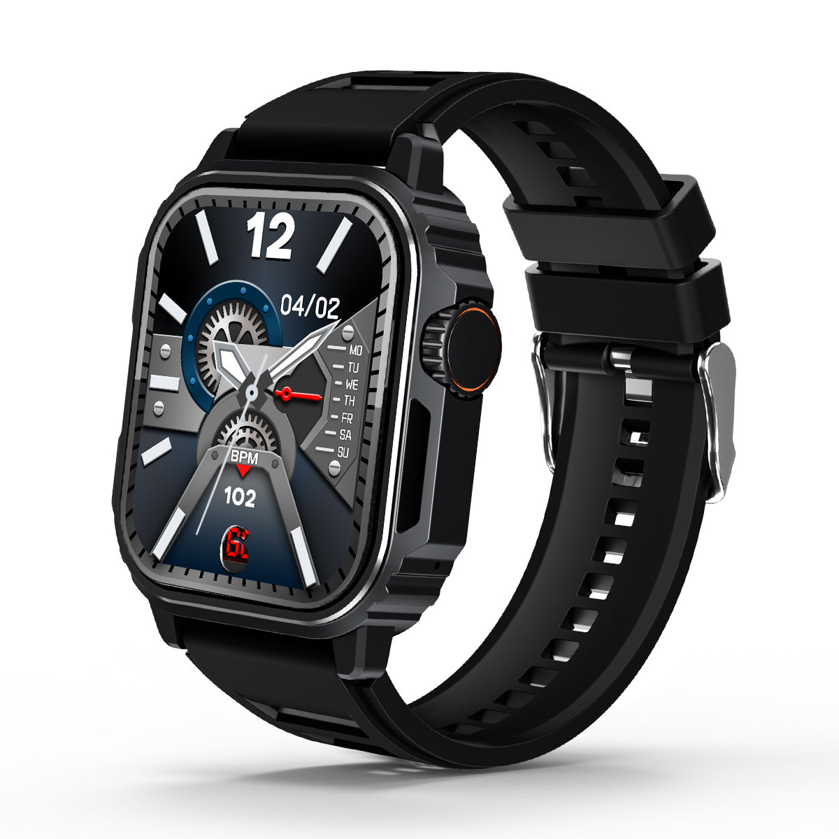 Multifunctioneel Horloge - Zwart
