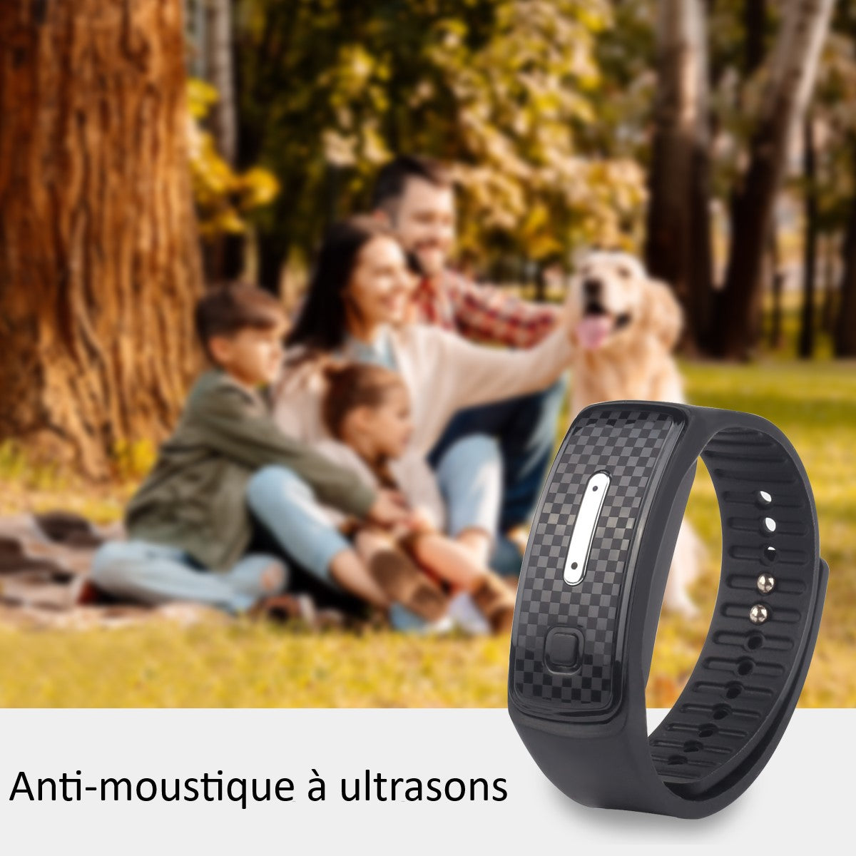 Anti-Muggen Armband - Zwart