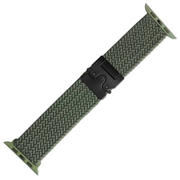 Armband Compatibel Met Apple Watch 42/44/45/49 Mm - Donkergroen
