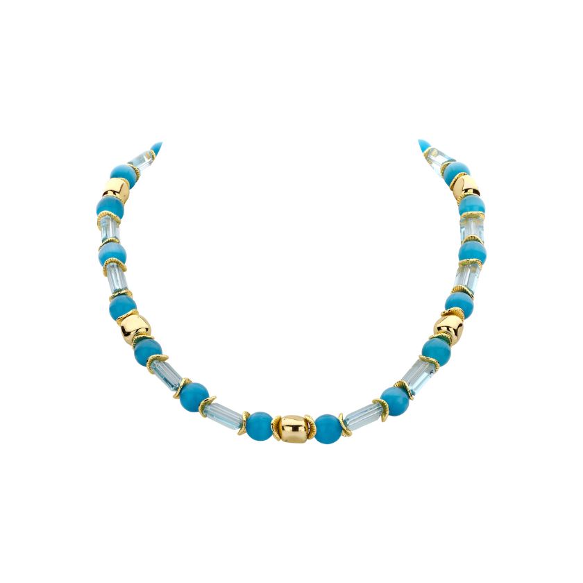 Collier - Dadu Halsketting Blauw