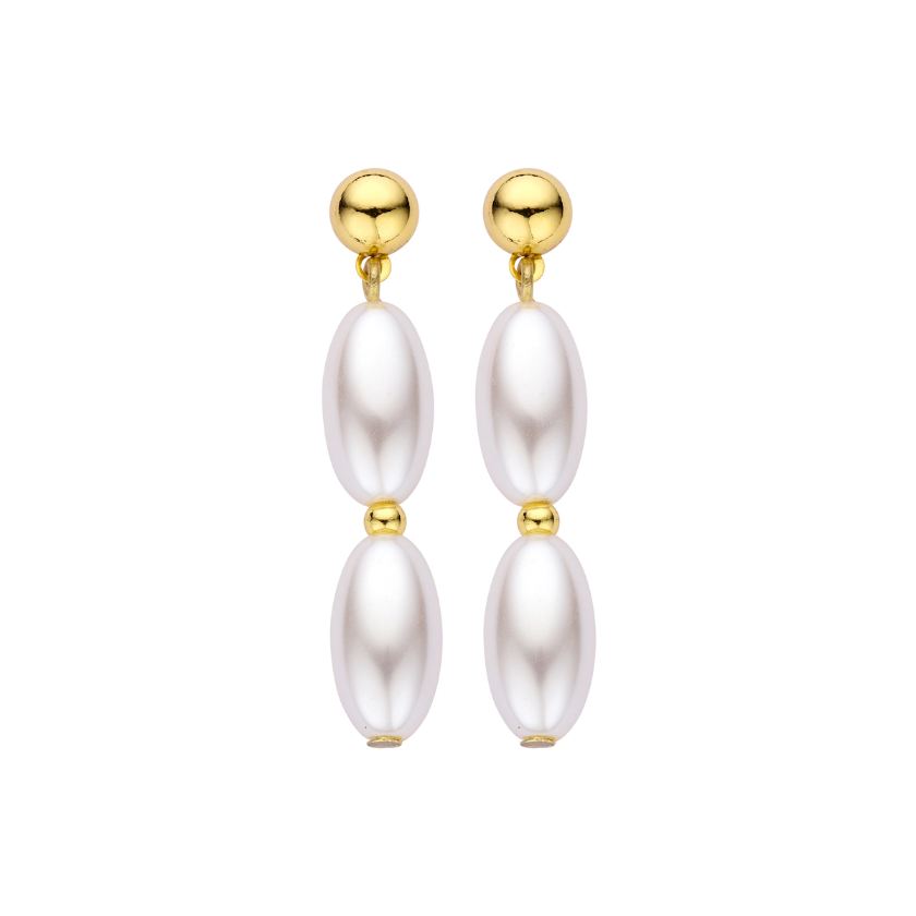 Boucles D'Oreilles - Dario Oorbellen Parelmoer