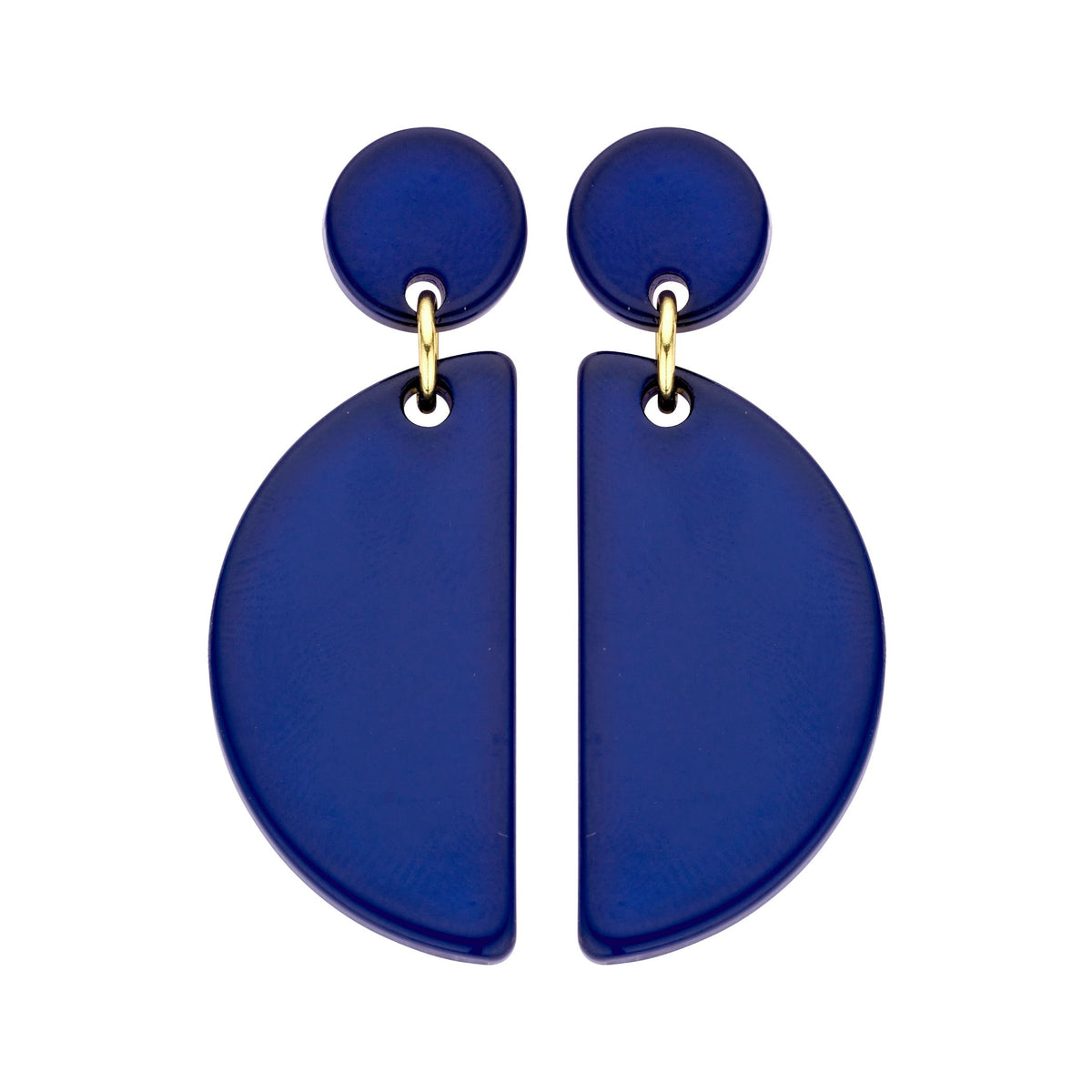 Boucles D'Oreilles - Denton Oorbellen Donkerblauw