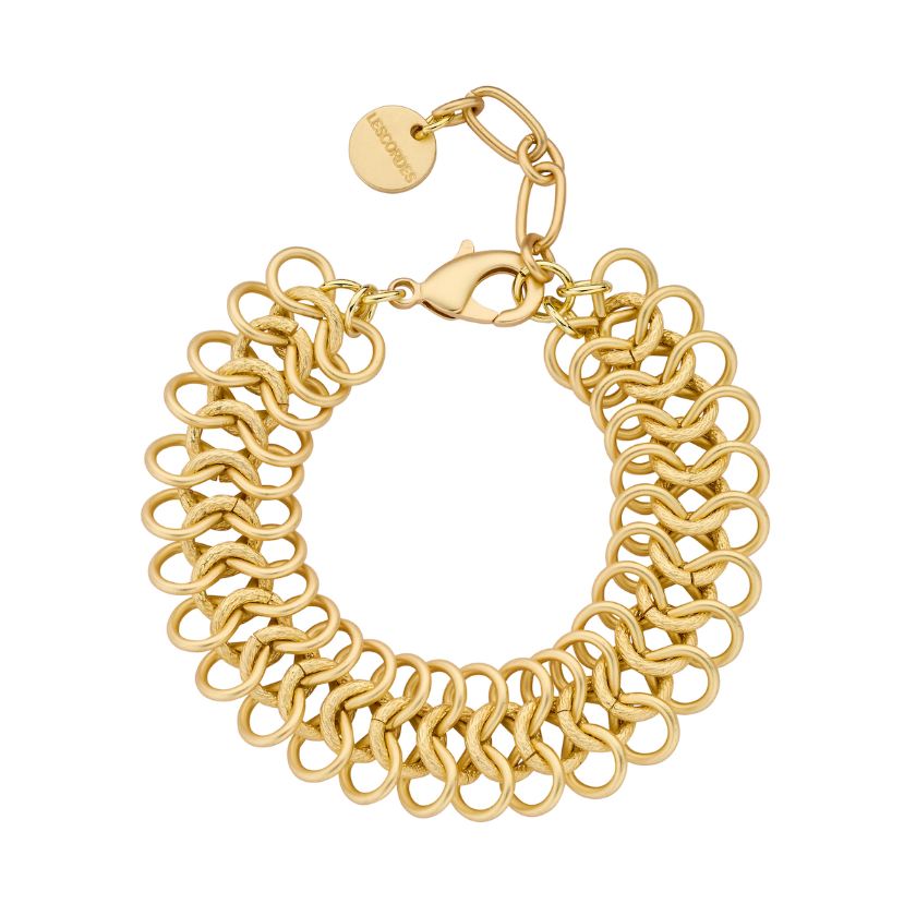 Bracelet - Didier Armband Goudkleurig Mat