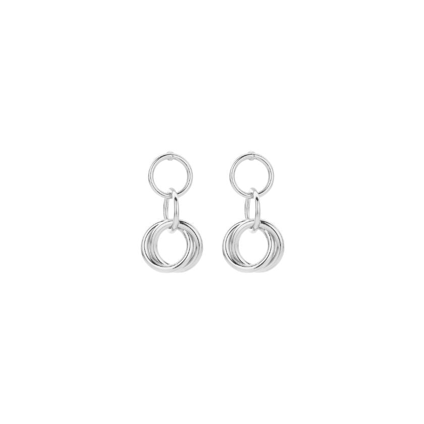Boucles D'Oreilles - Dob112 Oorbellen Zilverkleurig