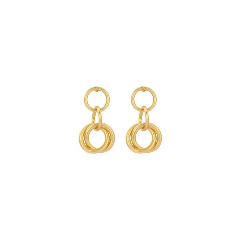 Boucles D'Oreilles - Dob112 Oorbellen Goudkleurig