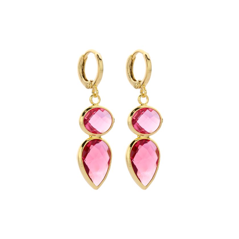 Oorbellen - Dob125 Oorbellen Fuchsia