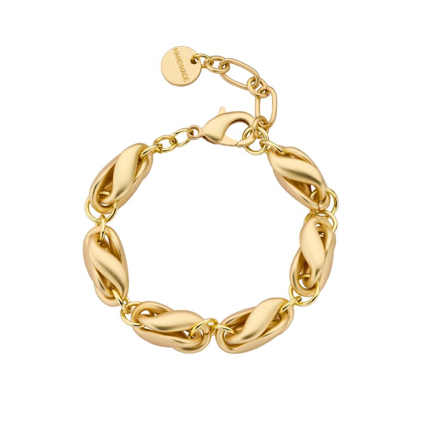 Armband - Dublin Armband Goudkleurig Mat