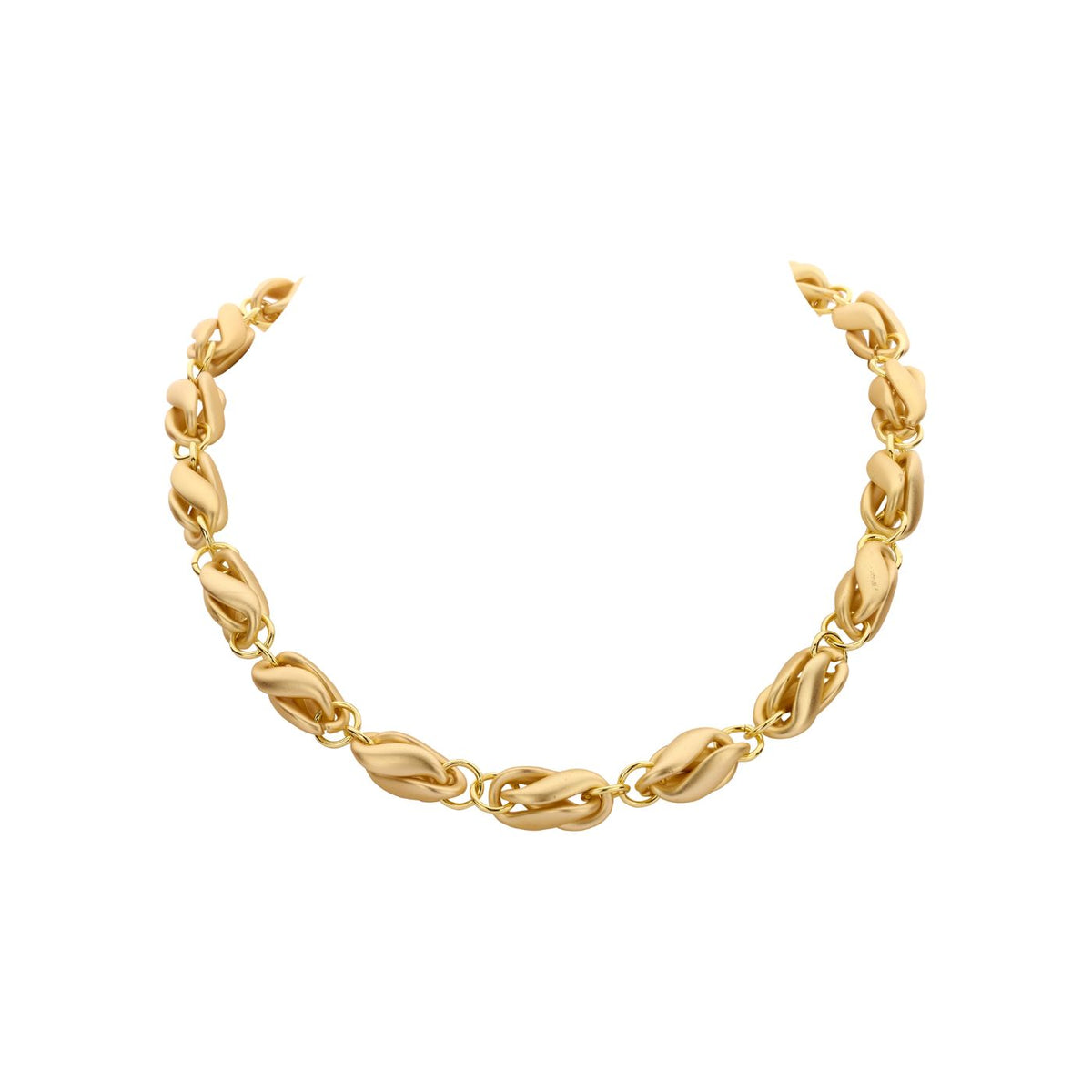 Collier - Dublin Halsketting Goudkleurig Mat