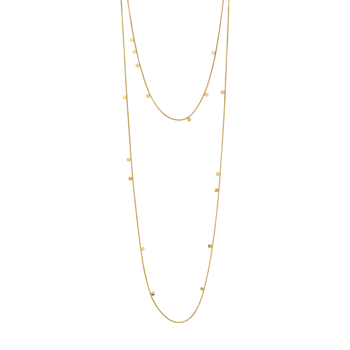 Halsketting - Edou Goudkleurig