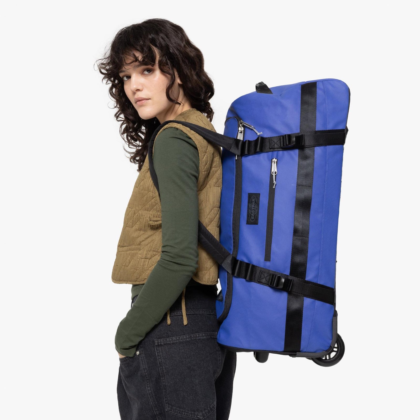 Duffel Pack Wheel M Tarp Blue
