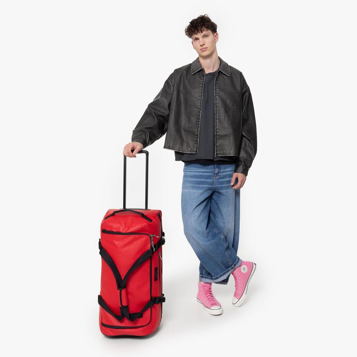 Duffel Pack Wheel M Tarp Red